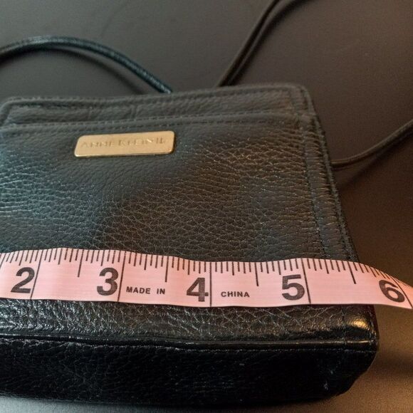 Vintage Anne Klein II Leather Mini crossbody bag Cottagecore Granny Chic Prom - Picture 8 of 10